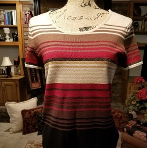 Emma James Short sleeve knit top